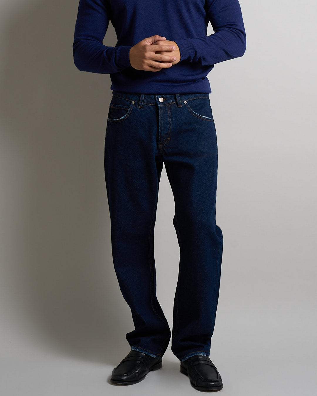 Denim straight fit Lavaggio Zero