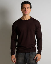 Maglioncino Girocollo in lana merinos