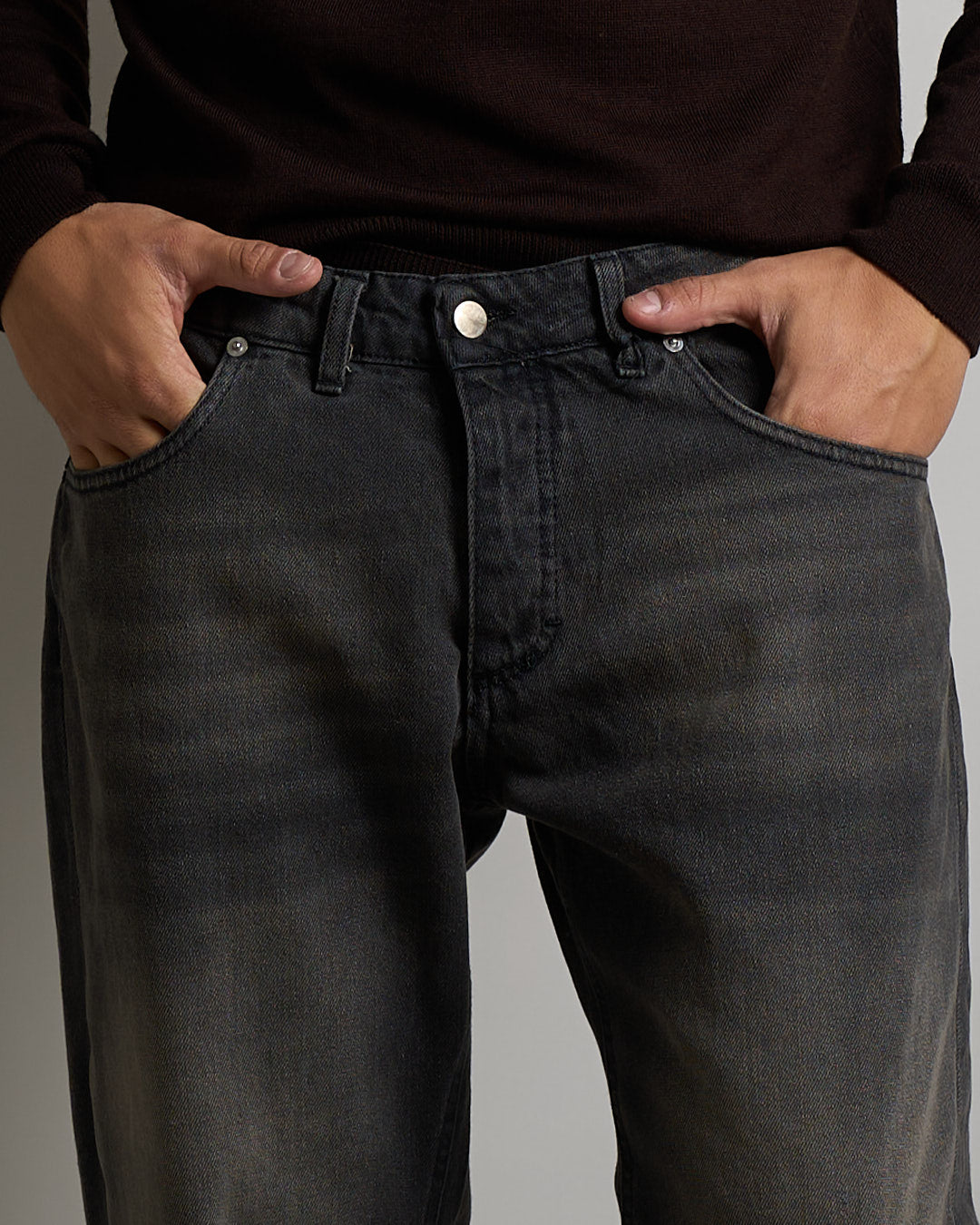 Msm Studio Jeans Straight Fit Sandblasted 
