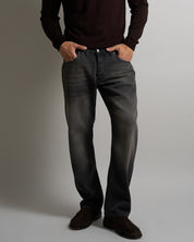 Msm Studio Jeans Straight Fit Sandblasted 