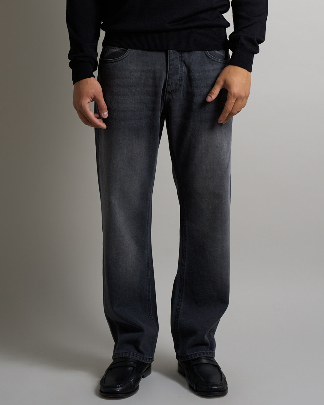 Msm Studio Jeans Straight Fit Sandblasted 