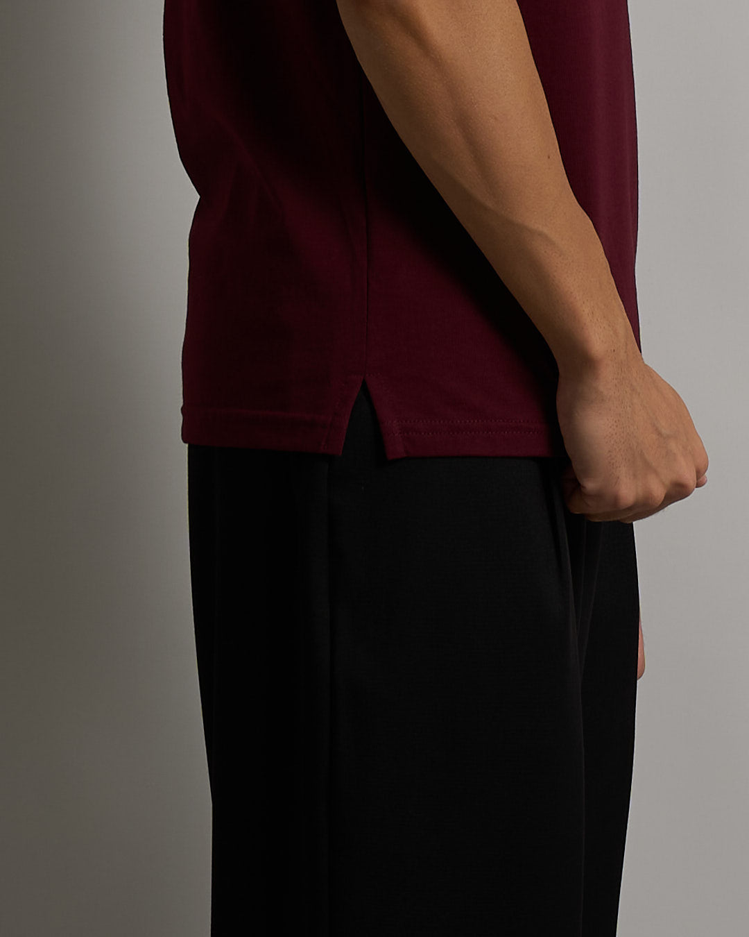 Basic t-shirt con spacchetto