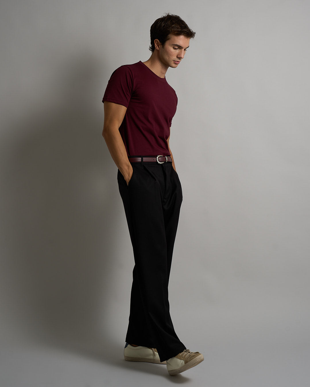 Basic t-shirt con spacchetto