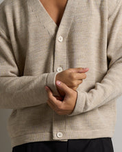 Cardigan Cropped in maglia