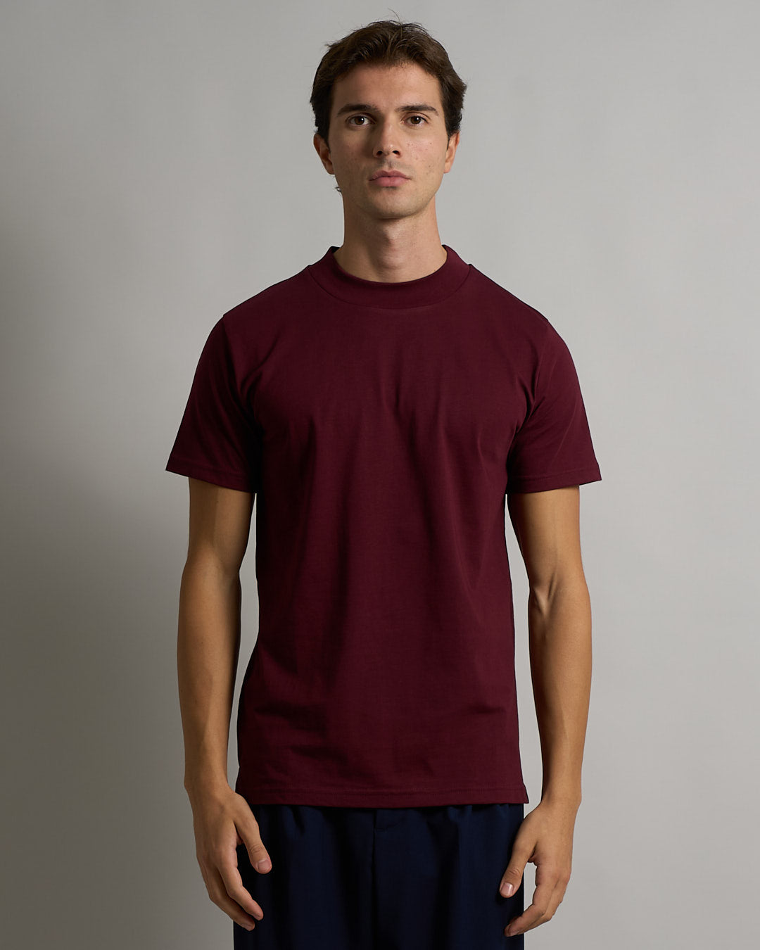T-shirt Basic mezzocollo