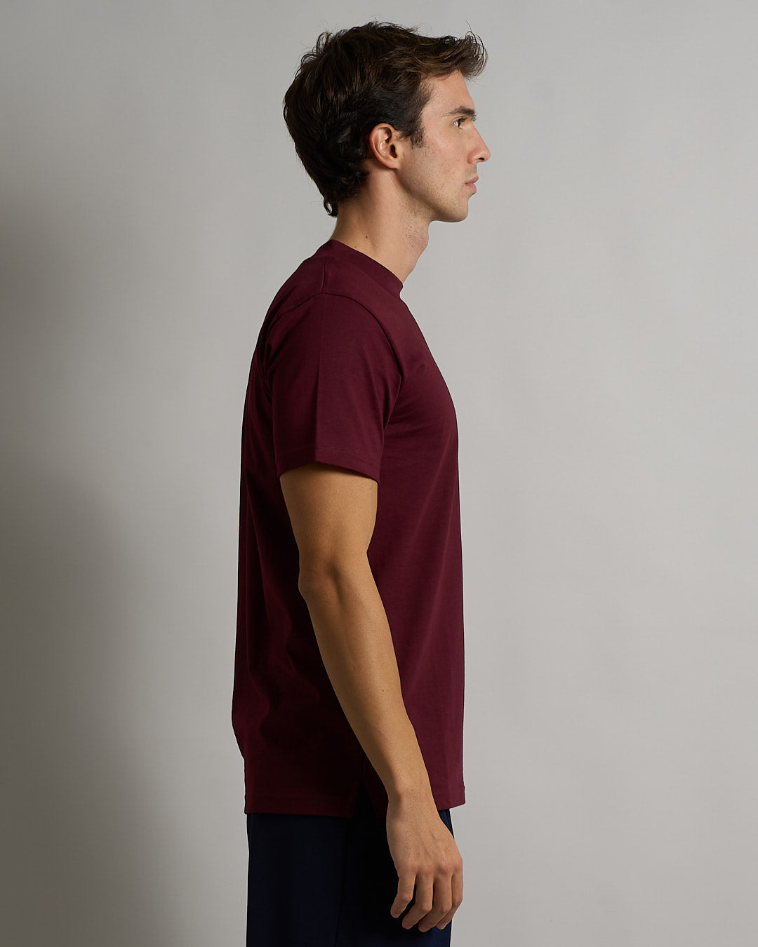 T-shirt Basic mezzocollo