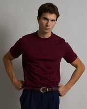 T-shirt Basic mezzocollo