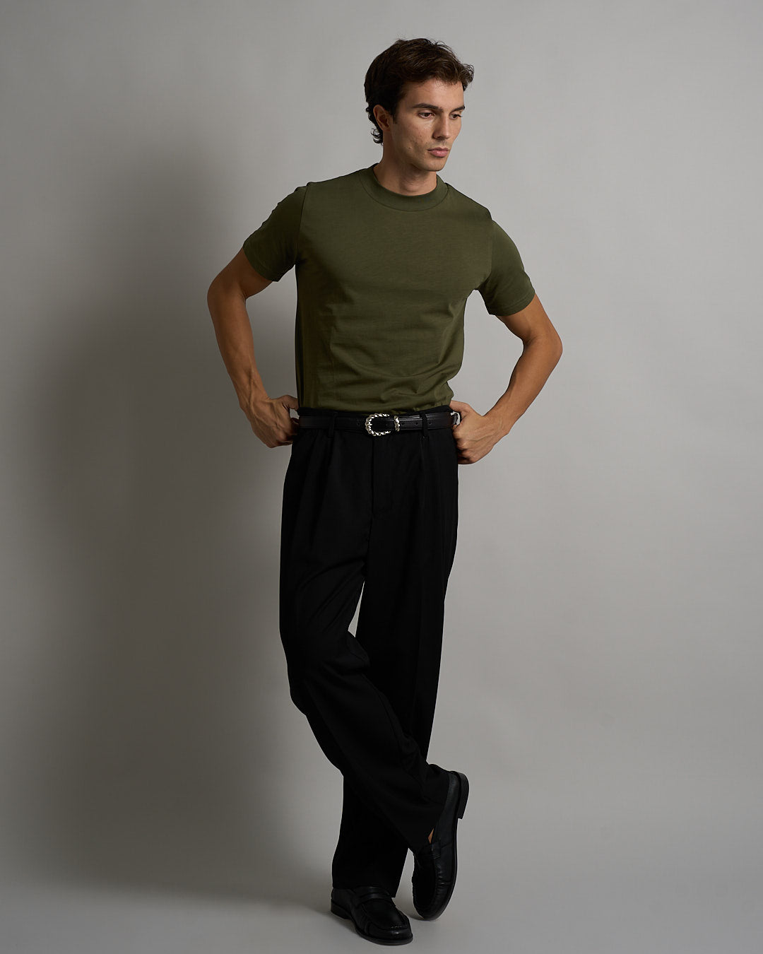 T-shirt Basic mezzocollo