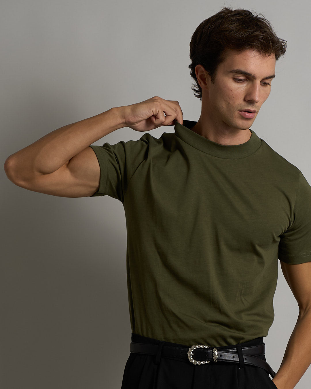 T-shirt Basic mezzocollo