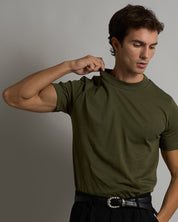 T-shirt Basic mezzocollo