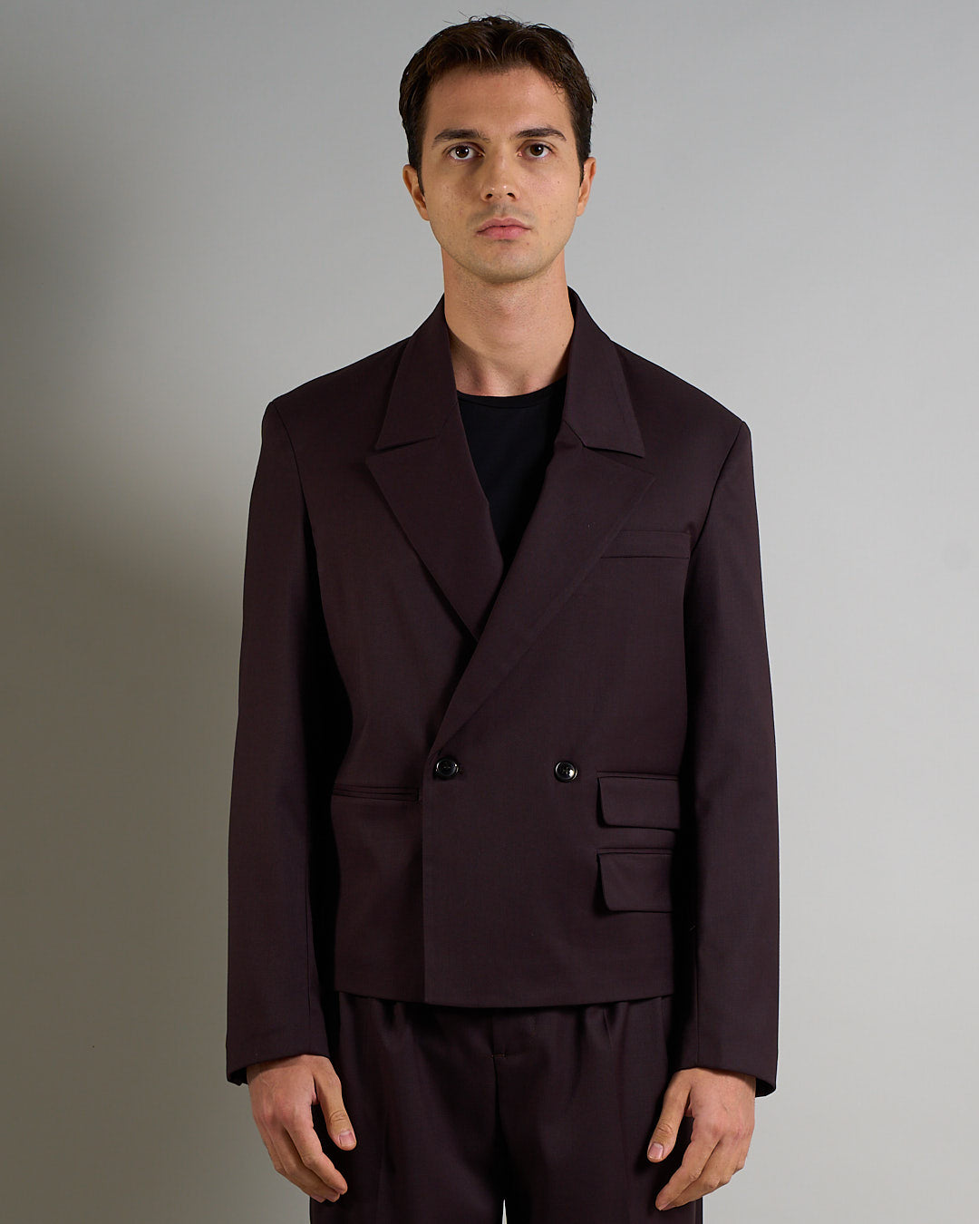 Giacca Cropped doppiopetto