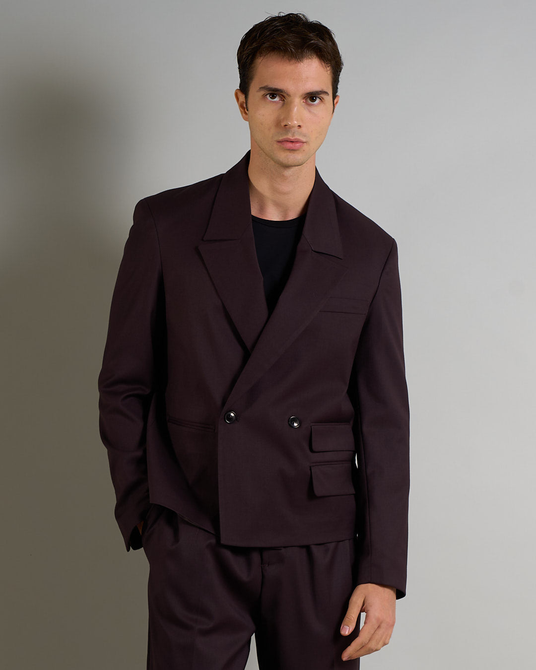 Giacca Cropped doppiopetto