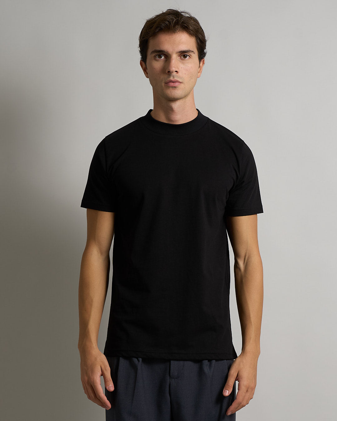 T-shirt Basic mezzocollo