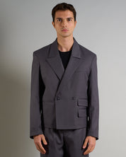 Giacca Cropped doppiopetto