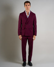 Abito Sartoriale Doppiopetto Bordeaux
