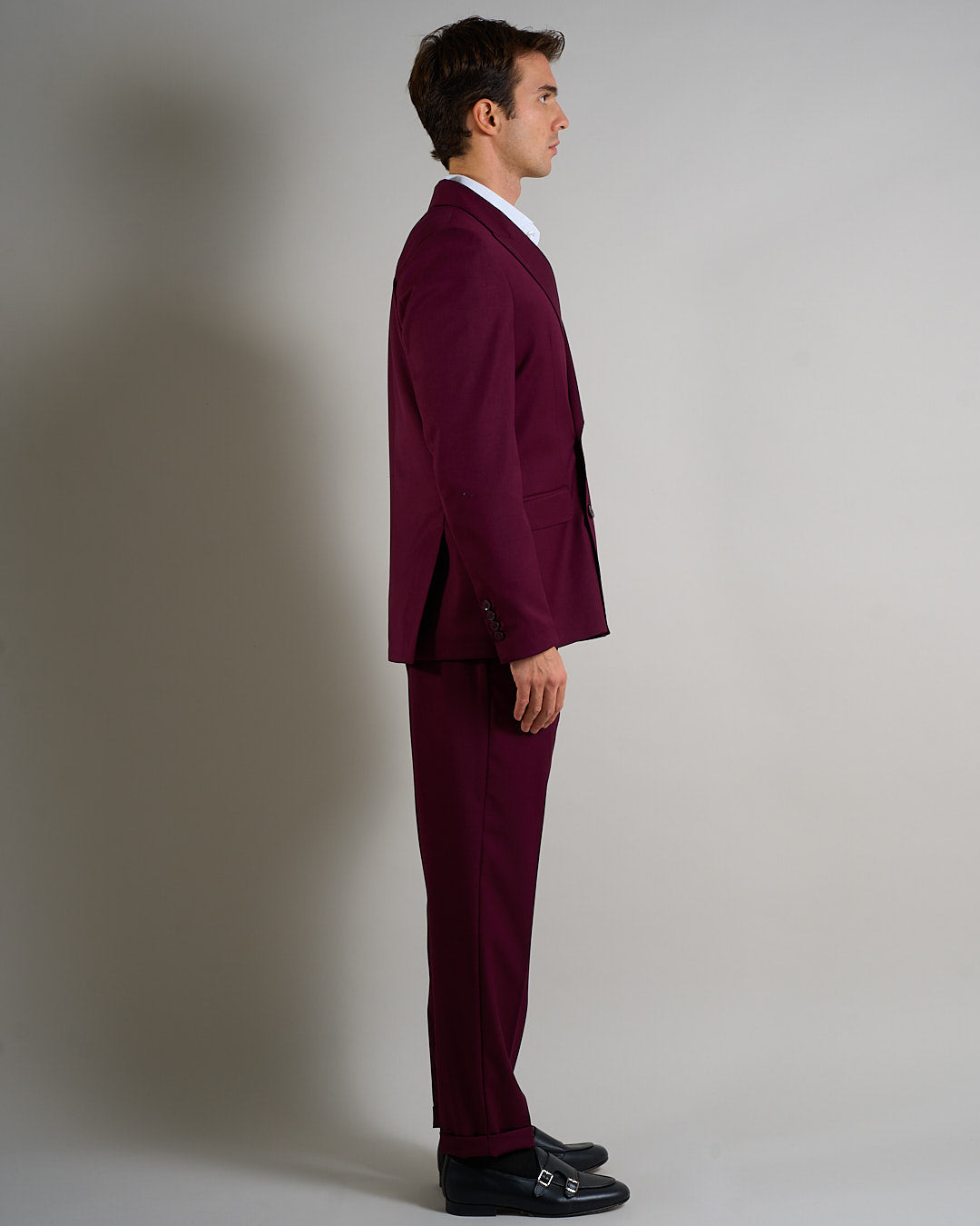 Abito Sartoriale Doppiopetto Bordeaux