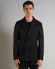 Giacca Sartoriale Doppiopetto Nero