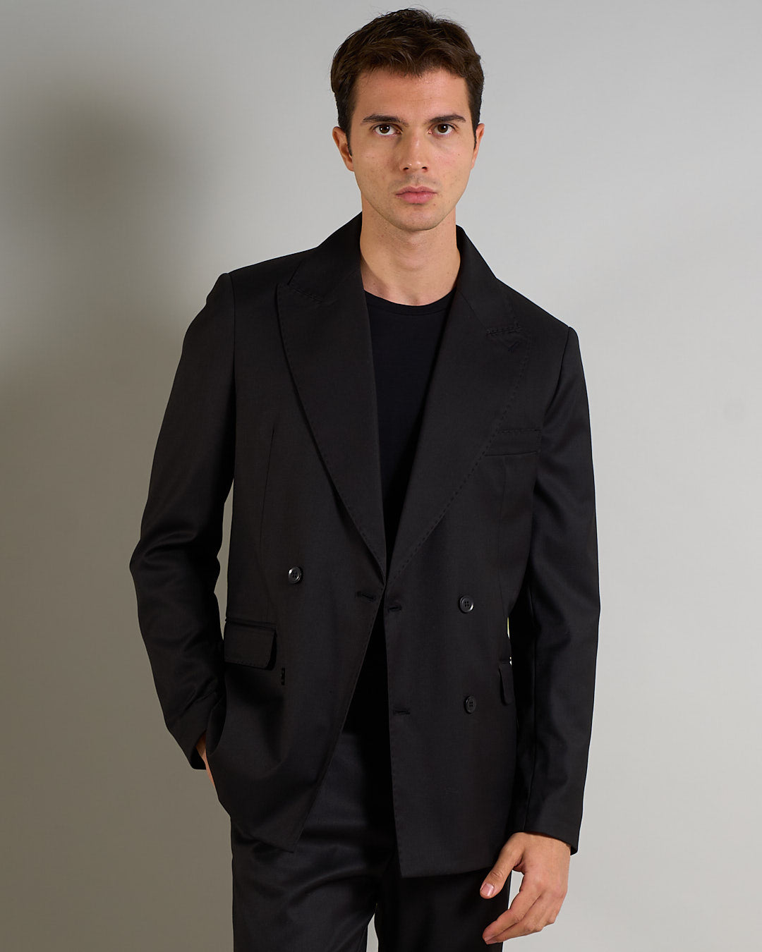 Giacca Sartoriale Doppiopetto Nero