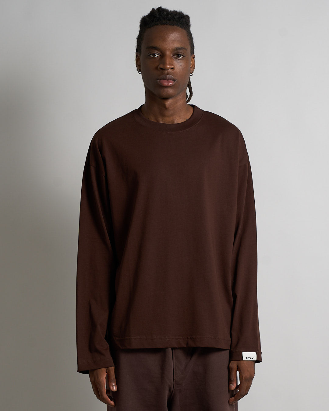 T-shirt basic Cropped Longsleeve