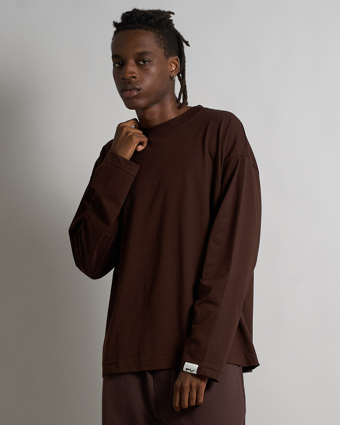 T-shirt basic Cropped Longsleeve