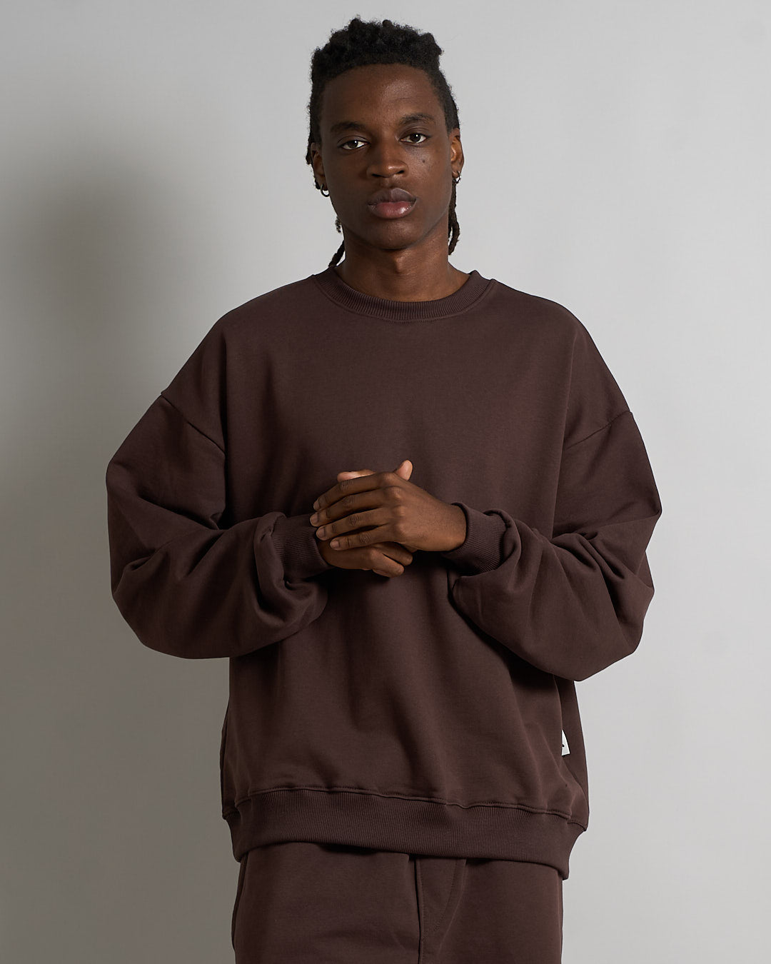 Felpa basic Girocollo