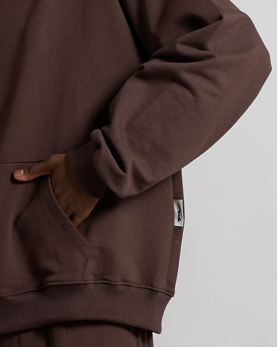 Felpa basic con cappuccio