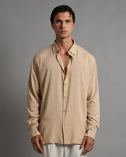 Camicia in Viscosa a tinta unita