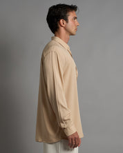 Camicia in Viscosa a tinta unita