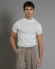 T-Shirt mezza manica in filo