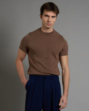 T-Shirt mezza manica in filo