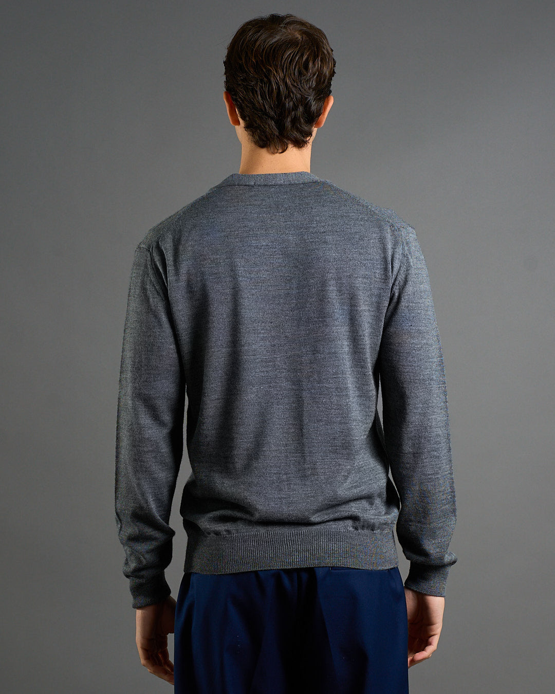 Cardigan Basic in lana merinos