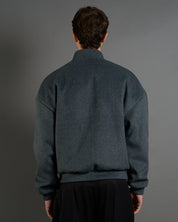 Bomber in panno oversize
