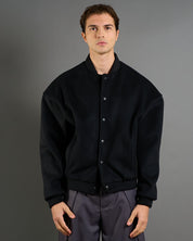 Bomber in panno oversize