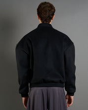 Bomber in panno oversize