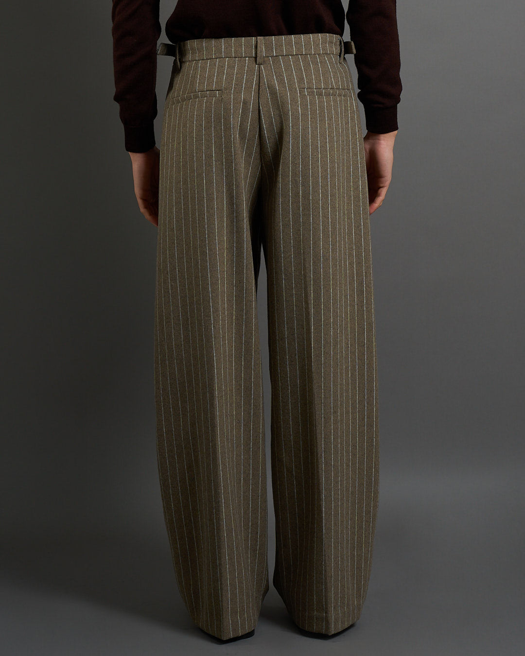 Pantalone Gessato con fibbie Limited Edition