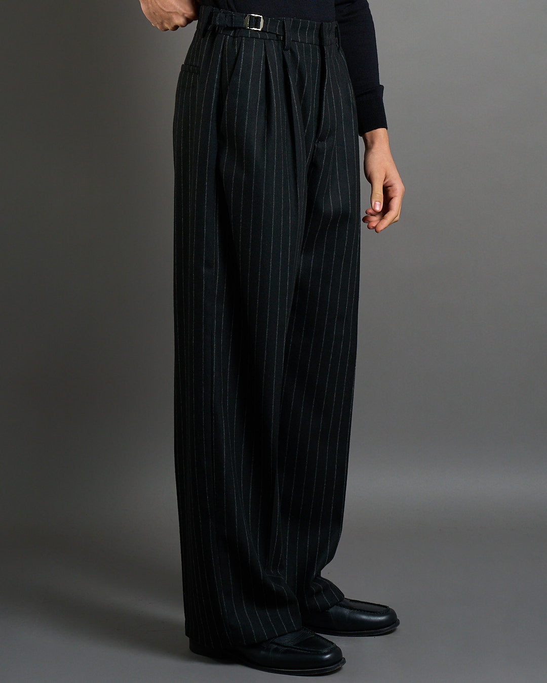 Pantalone Gessato con fibbie Limited Edition