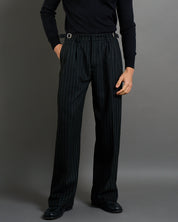 Pantalone Gessato con fibbie Limited Edition