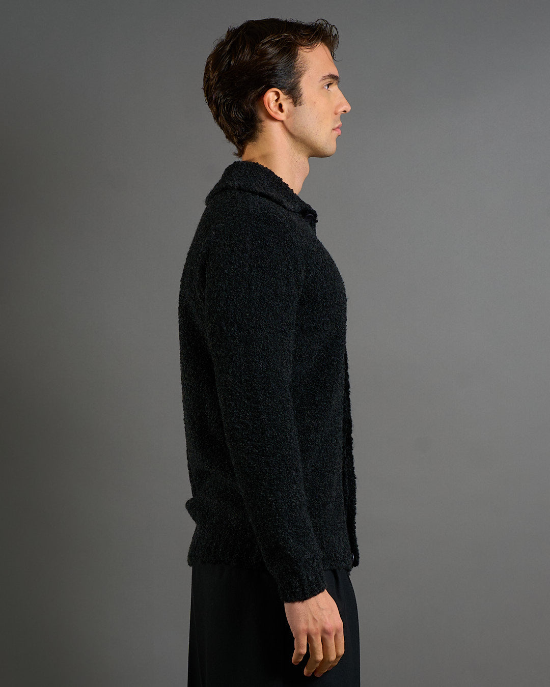 Giacca Cardigan in maglia bouclè