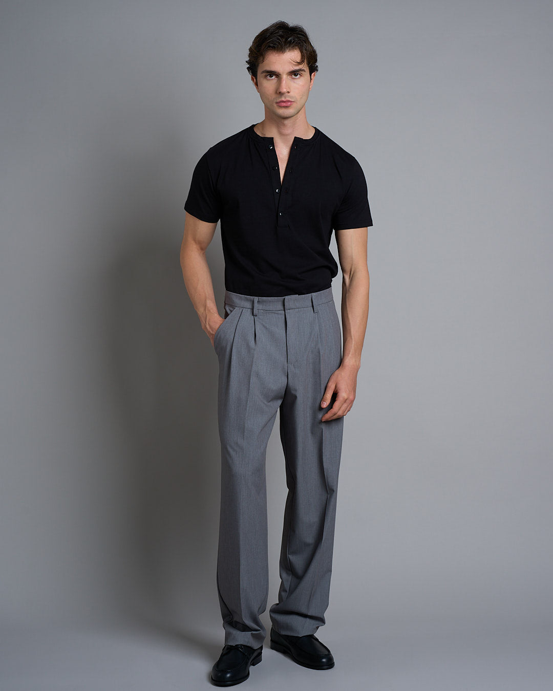 T-shirt Serafino Slim Fit
