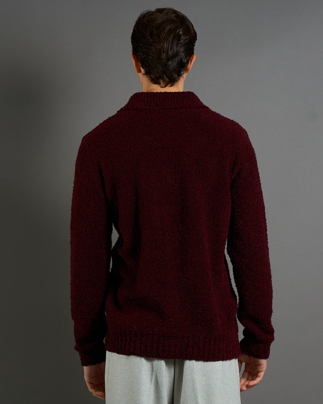 Giacca Cardigan in maglia bouclè