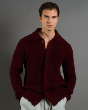 Giacca Cardigan in maglia bouclè