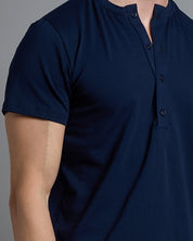 T-shirt Serafino Slim Fit