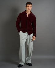 Giacca Cardigan in maglia bouclè