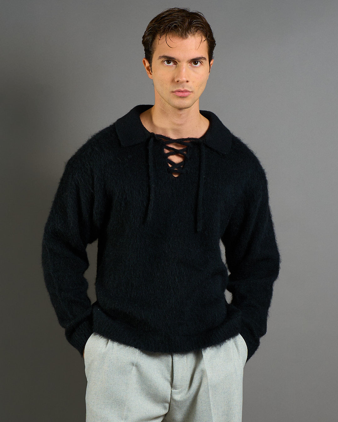 Polo in lana Mohair Limited Edition