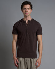 T-shirt Serafino Slim Fit