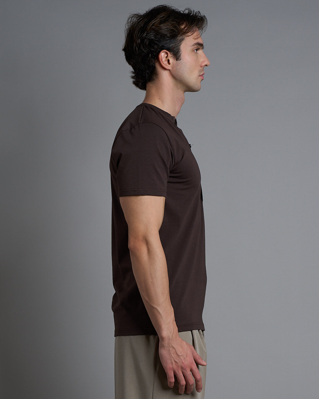 T-shirt Serafino Slim Fit