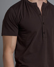 T-shirt Serafino Slim Fit