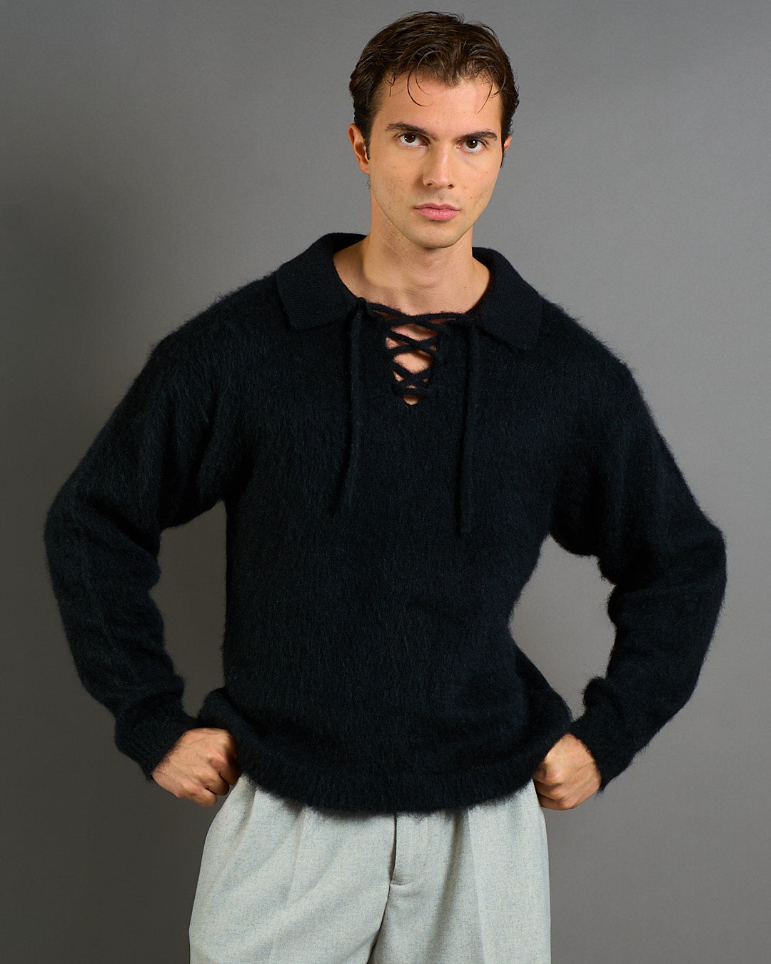 Polo in lana Mohair Limited Edition