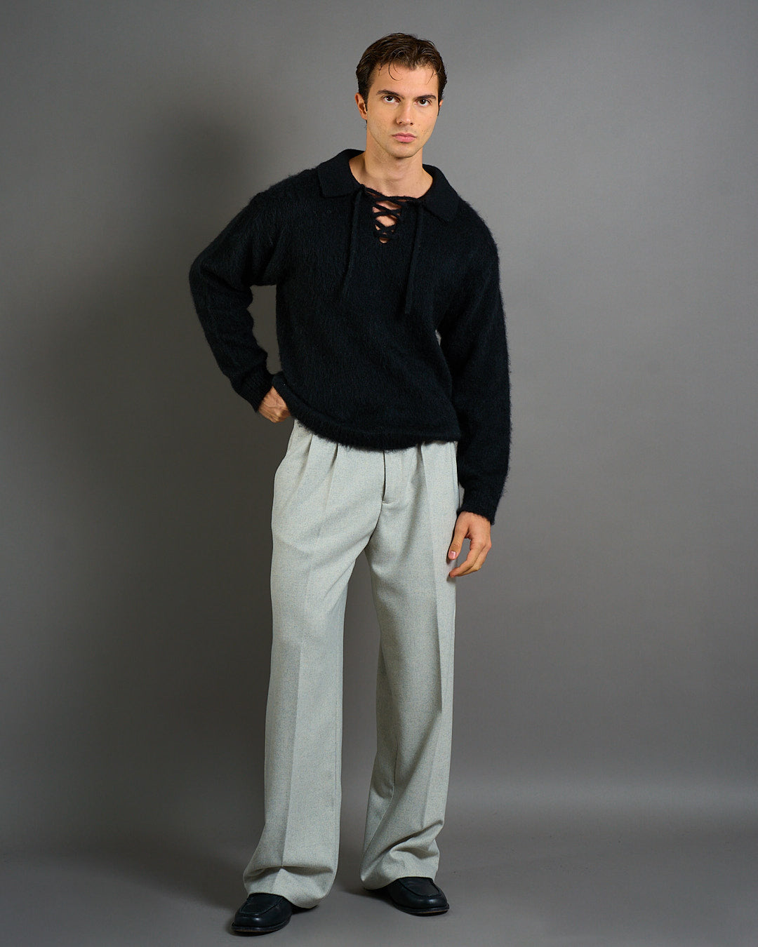 Polo in lana Mohair Limited Edition