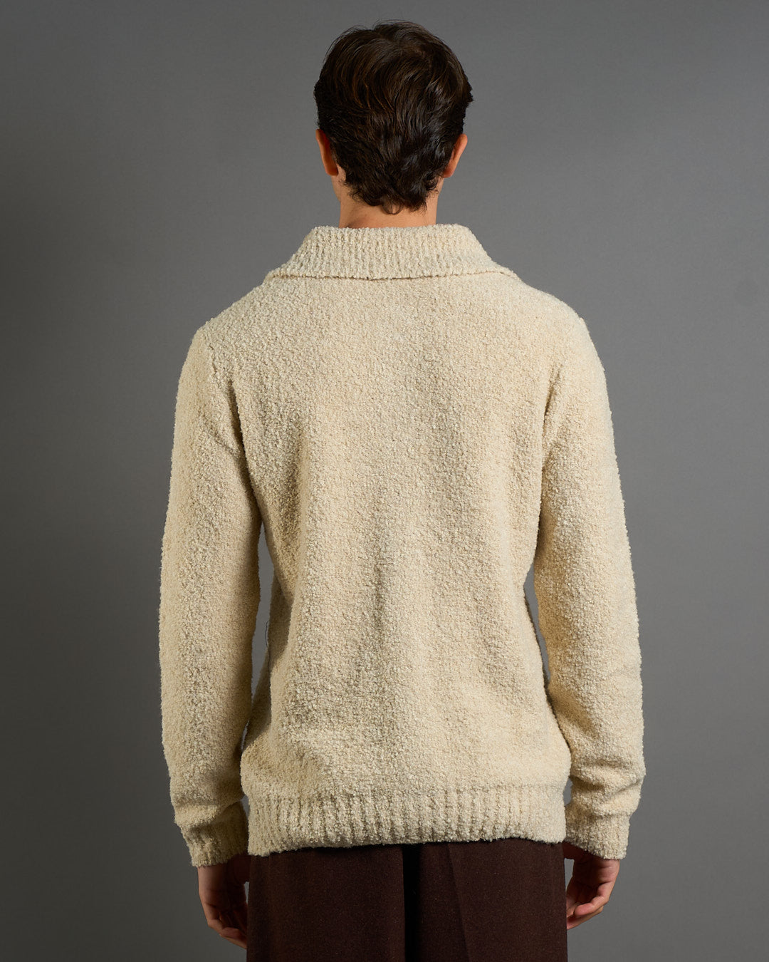 Giacca Cardigan in maglia bouclè
